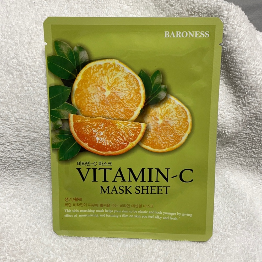 Vitamin C mask sheet
